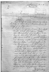 handgeschribener Brief vom 25. Septemebr 1934