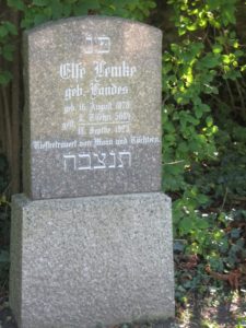 Grabstein Jüdischer Friedhof Stralsund